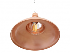 Minsk industrial copper pendant