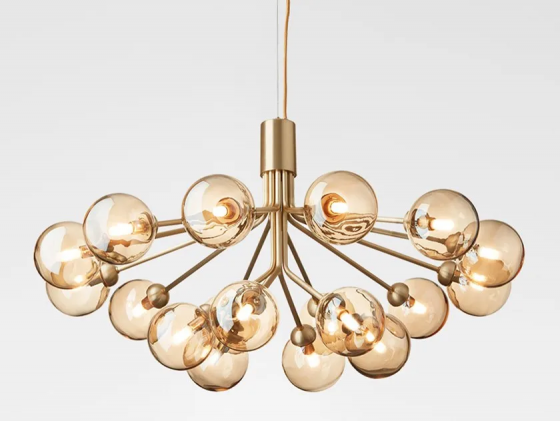 Apiales 18 brushed brass - gold