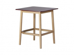 Single curve low table