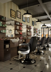 Barber station