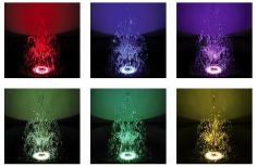 Fountain ring 9x 2 watt triled rgb