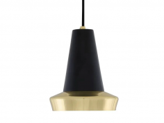 Malabo polished brass pendant