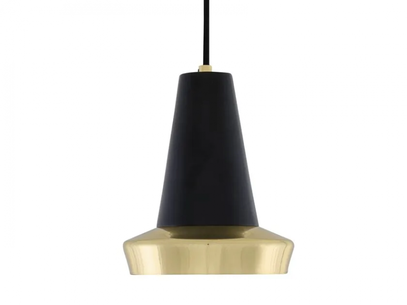 Malabo polished brass pendant