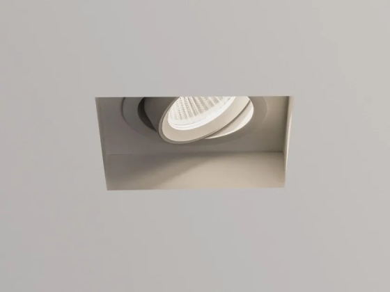 Trimless square adjustable led