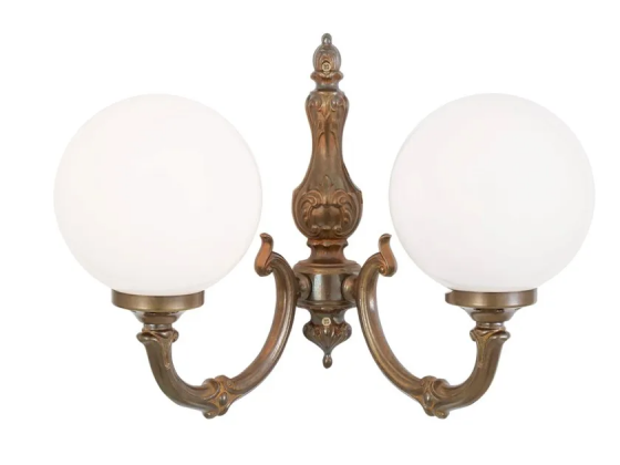 Ben 2 arm traditional wall light