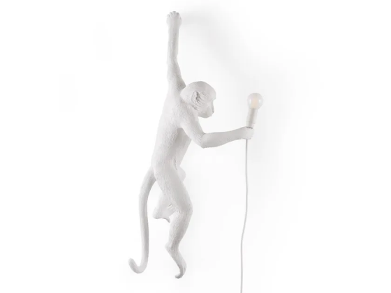 The monkey lamp hanging