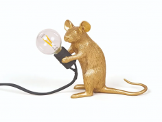 Mouse lamp gold - mac