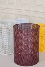 Perforated bin