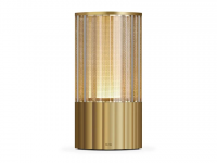 Voltra reeded natural brass