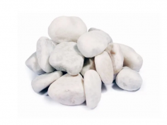 Pebble carrara white