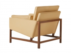 Wood frame lounge | low back