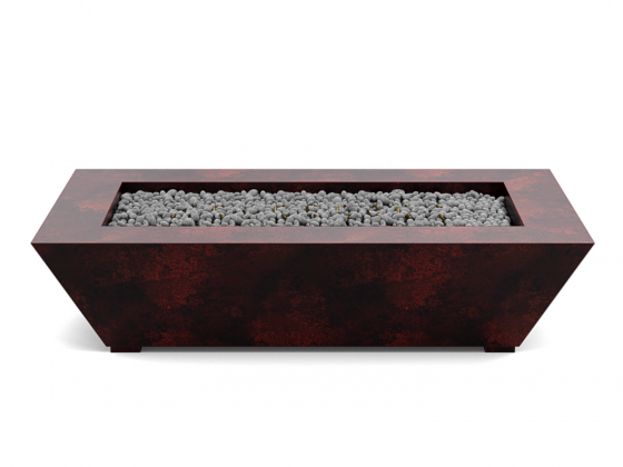 Rectangular firepit