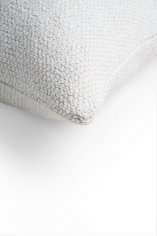 White boucle light | диванная подушка