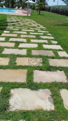 Natural stone garden paths 6