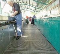 Stainless steel gratings