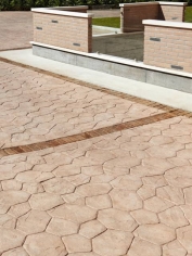 Stamped concrete