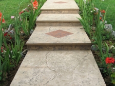 Stamped concrete