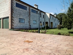 Stamped concrete