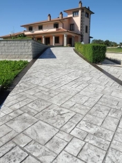 Stamped concrete