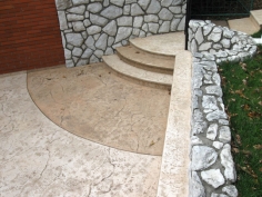 Stamped concrete