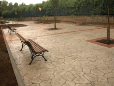 Stamped concrete