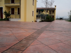 Stamped concrete