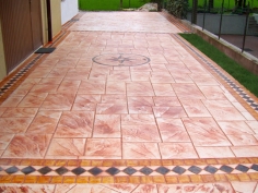 Stamped concrete