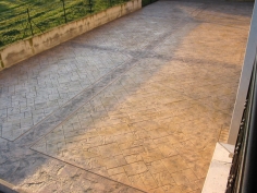 Stamped concrete