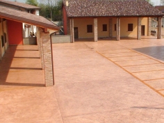 Stamped concrete