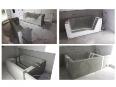 Spa hydromassage tubs