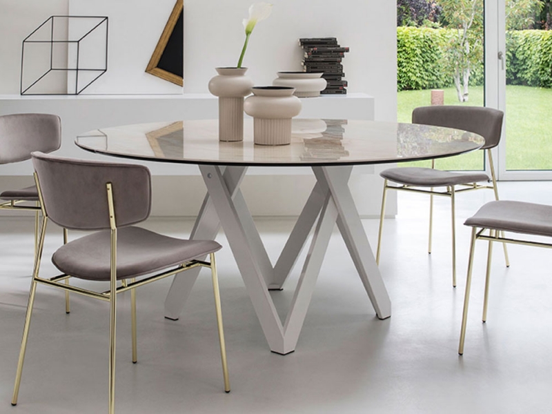 Стол круглый CARTESIO фабрики CALLIGARIS