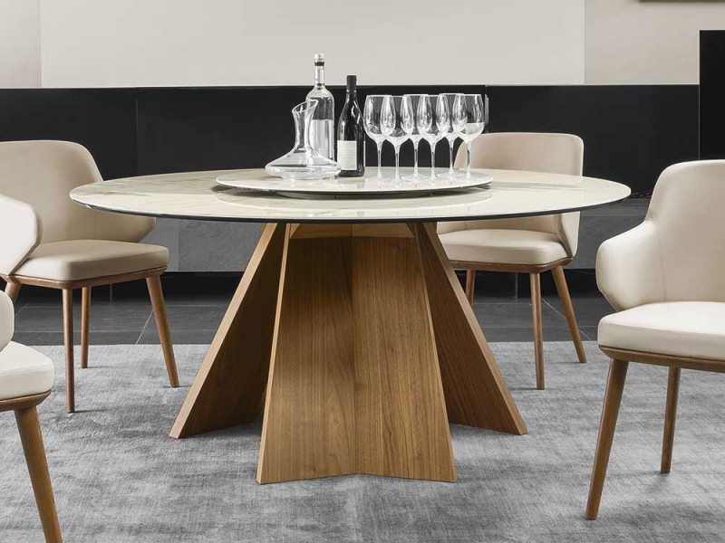 Стол круглый ICARO фабрики CALLIGARIS