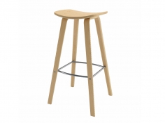 Стул барный BENT 1220-2WS фабрики THONET