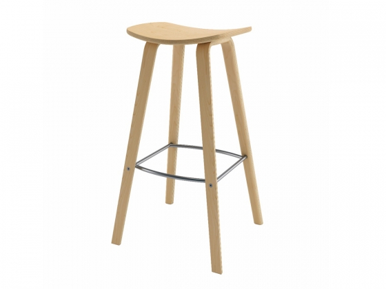 Стул барный BENT 1220-2WS фабрики THONET