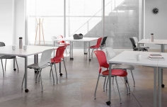 Стул без подлокотников Caper Stacking фабрики Herman Miller