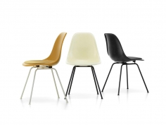 Стул без подлокотников Eames Fiberglass DSX фабрики Vitra