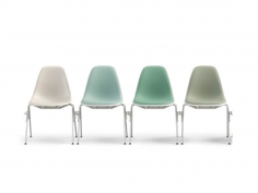 Стул с подлокотниками Eames Fiberglass фабрики Vitra