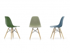 Стул без подлокотников Eames Plastic DSW фабрики Vitra