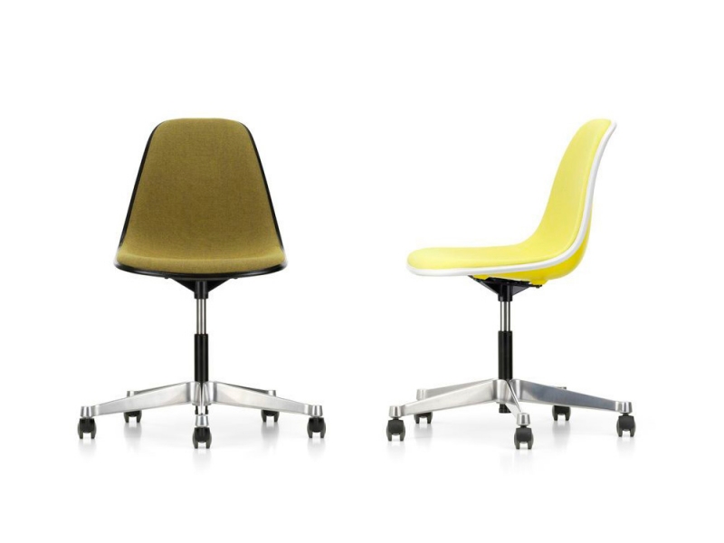 Стул без подлокотников Eames Plastic PSCC фабрики Vitra