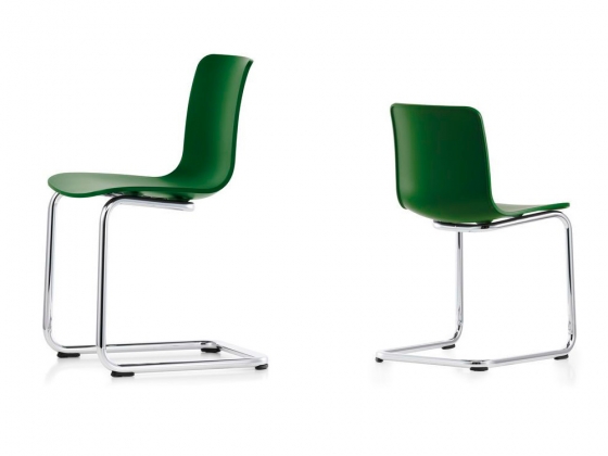 Стул с подлокотниками Eames Fiberglass фабрики Vitra