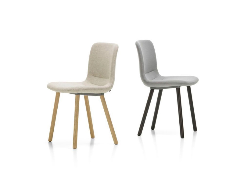 Стул без подлокотников HAL Soft Wood фабрики Vitra