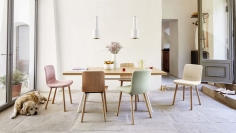 Стул без подлокотников HAL Soft Wood фабрики Vitra