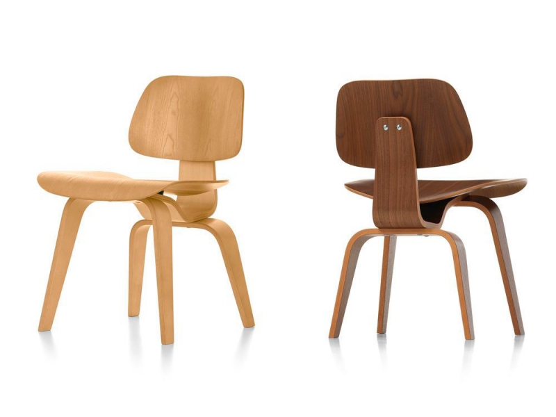 Стул без подлокотников Plywood Group DCW фабрики Vitra