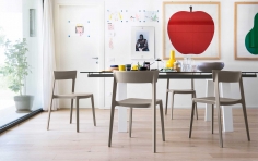 Стул без подлокотников SKIN фабрики CALLIGARIS