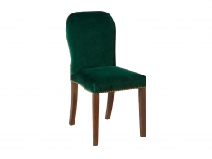 Стул без подлокотников Stafford Velvet Midnight Green фабрики OKA