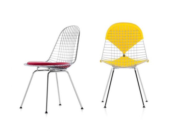 Стул с подлокотниками Eames Fiberglass фабрики Vitra