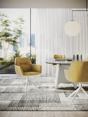 Стул с подлокотниками COCOON METAL фабрики CALLIGARIS