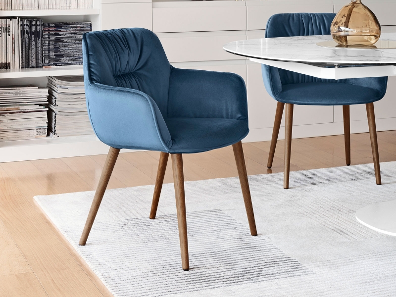 Стул с подлокотниками COCOON WOODEN фабрики CALLIGARIS