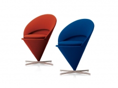 Стул с подлокотниками Eames Fiberglass фабрики Vitra