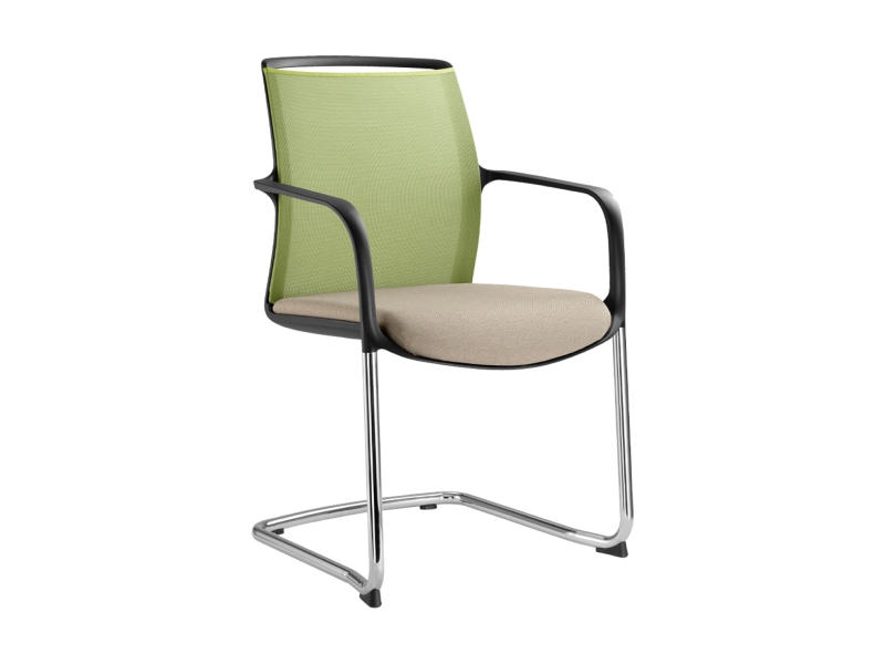 Стул с подлокотниками Leaf 505-Z-N4 фабрики LD SEATING